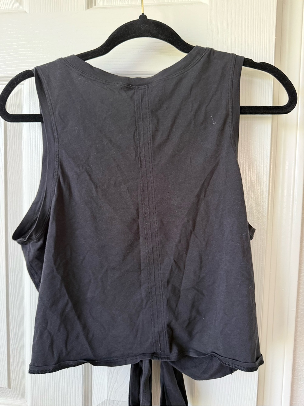 lululemon athletica Black Tie-Front Tank - Picture 2 of 3